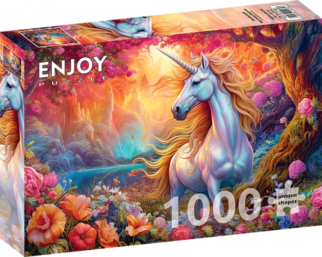 Geniet van puzzel magische eenhoorn 1000 stukjes