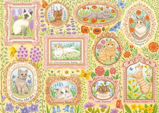 Puzzel Aristocratische katten 1000 stukjes