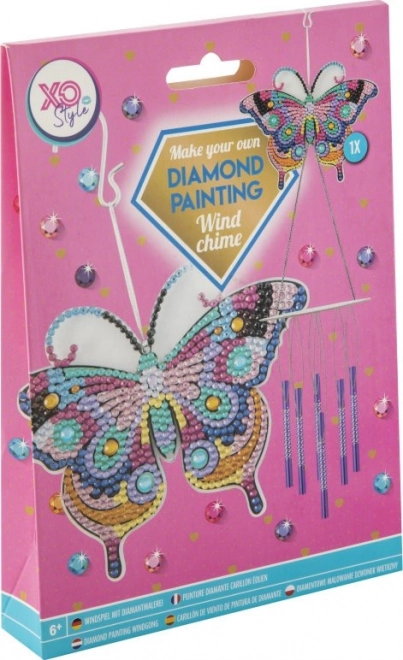 Diamantschilderen Windgong Vlinder