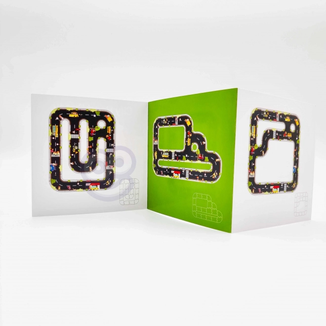Woopie Green stads-puzzel voor kinderen - Autoweg