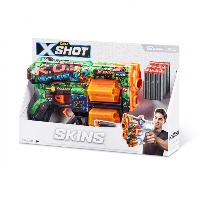 X-Shot Skins Dread Schietpistool met 12 pijlen, versie B