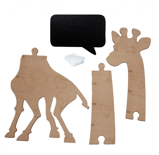 KIK Houten groeimeter natuur giraffe