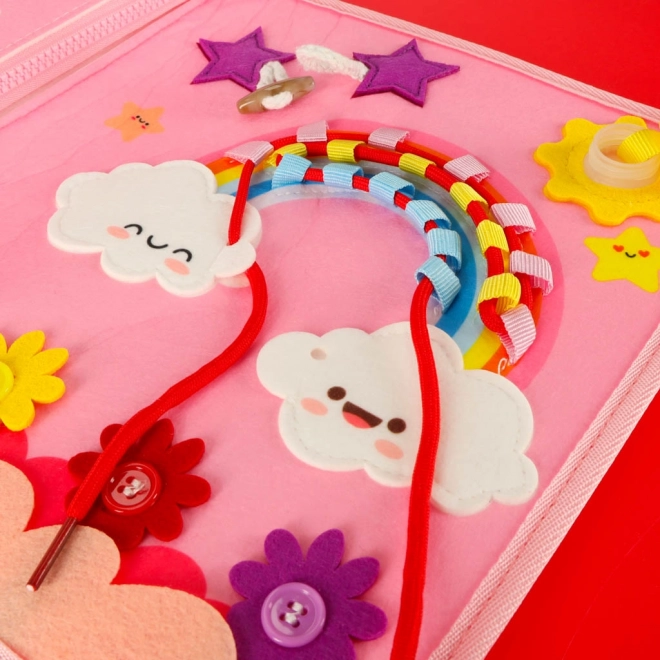 Roze Montessori sensorische rugzak