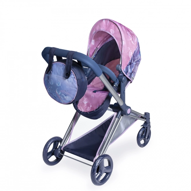 DeCuevas 81776 Opvouwbare poppenwagen 3 in 1 met tas Magic Bubble 2024 - 73 cm