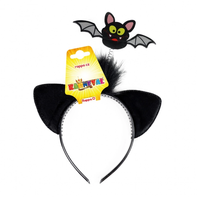 Kinder vleermuis diadeem met oren