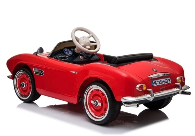 Accu auto BMW Retro rood