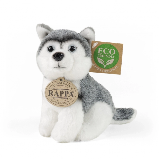 Zittende pluchen hond 13 cm ECO-FRIENDLY