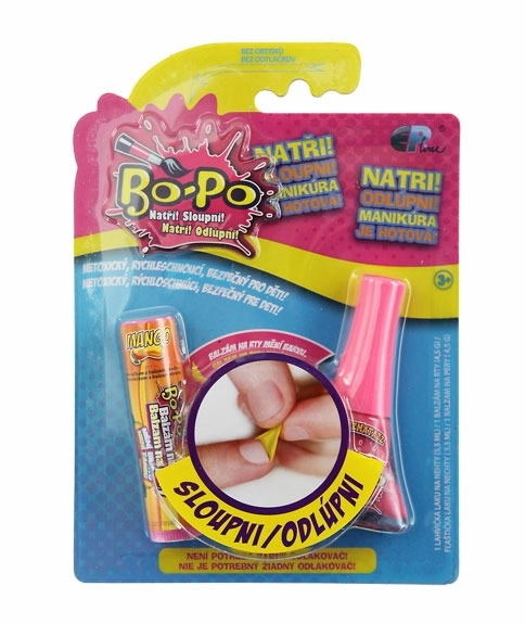 Set nagellak en lippenbalsem Bo-Po