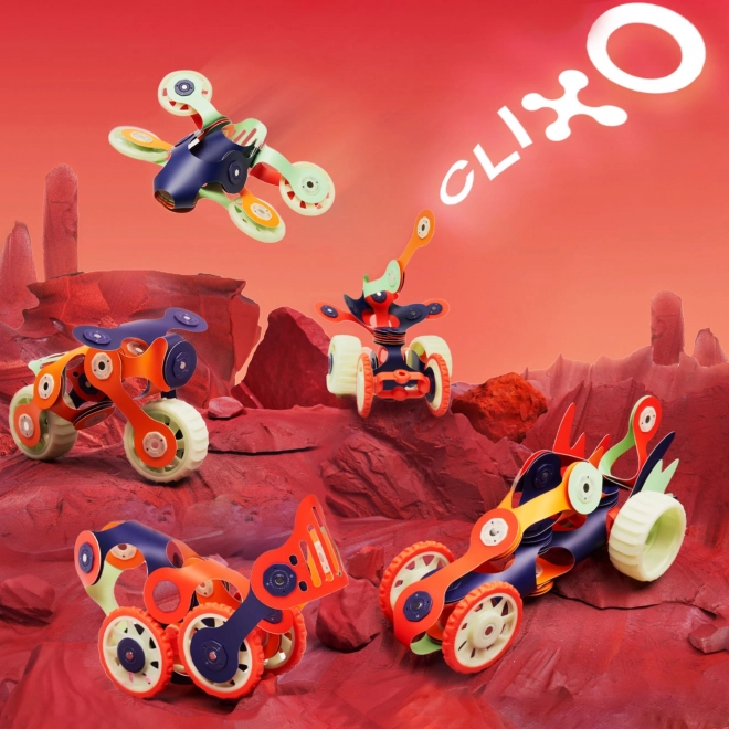 Magnetische blokken Clixo Mars-expeditie, 30 stuks