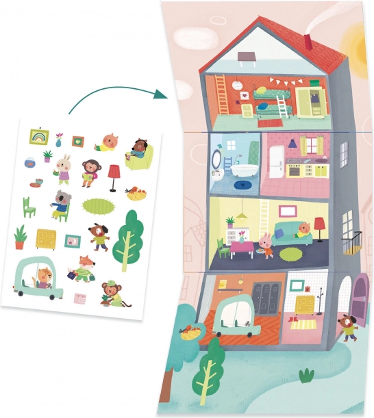 DJECO creatieve set Huis vol dieren