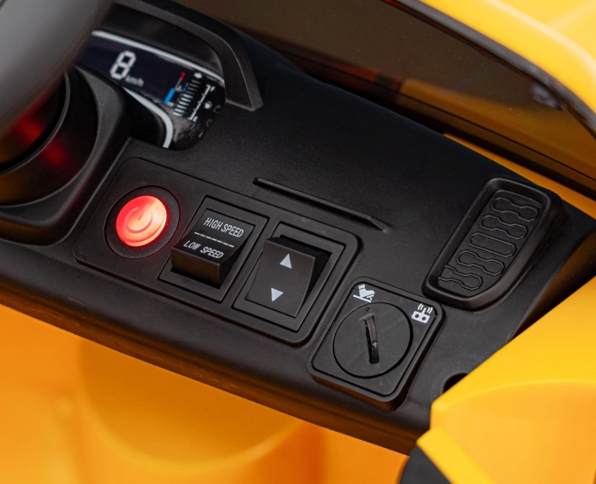 Kinder elektrische auto Ford Ranger Lift Geel