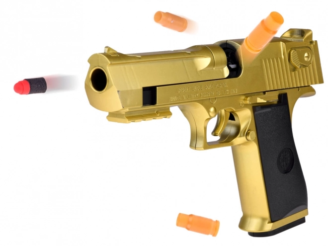 Kinderspeelgoedpistool met schuimkogels en demper