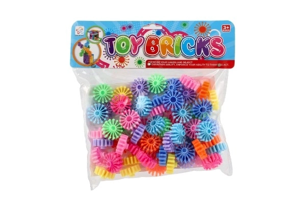 Kleurrijke bouwset Tandwielen – 60 stuks
