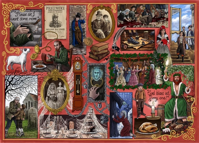 Puzzel Boekenclub: Charles Dickens 1000 stukjes van Gibsons