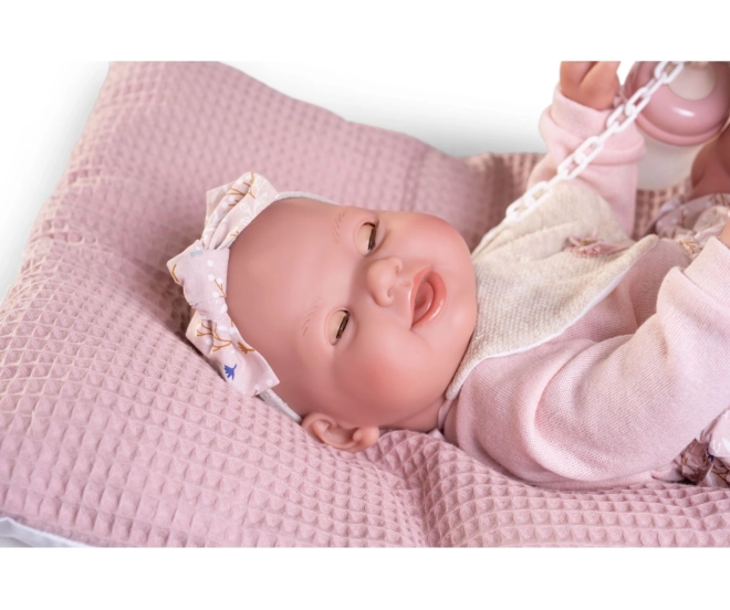 Antonio Juan 50414 MIA - knipperende en plassende realistische baby pop met volledig vinyllichaam - 42 cm