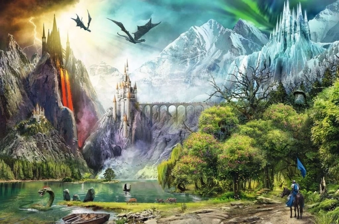 Puzzel Ravensburger Reign of Dragons 3000 stukjes
