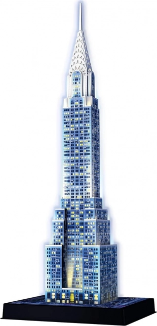 RAVENSBURGER Verlicht 3D puzzel Nachteditie Chrysler Building 216 stukjes