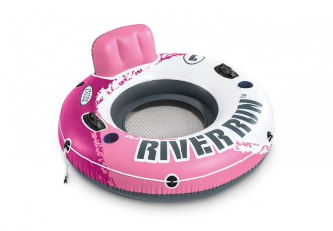 Zitje voor in het water met handgrepen roze