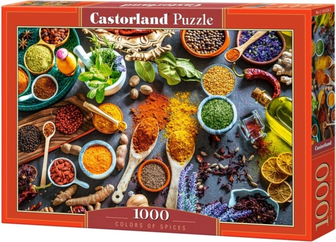 CASTORLAND Puzzel Kleuren van kruiden 1000 stukjes