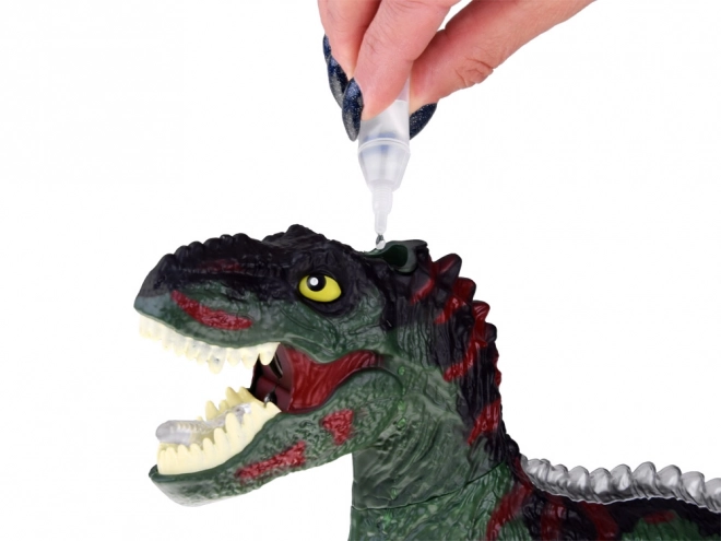 Op afstand bestuurbare dinosaurus met sensor – Groen
