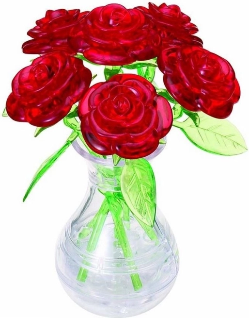 3D kristalpuzzel boeket rozen 47 stukjes