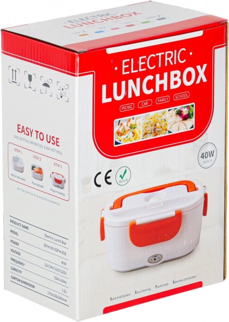 Elektrische lunchbox met verwarming
