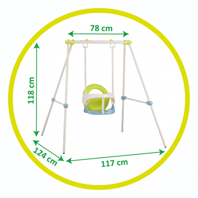 Schommel Baby 120 cm, metalen constructie
