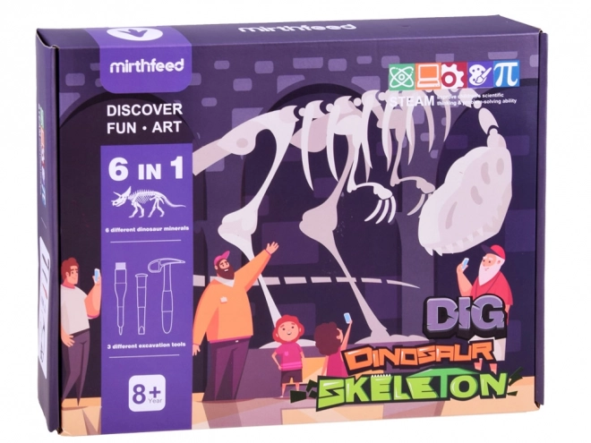 Dinosaurus opgravingen Tyrannosaurus Rex 6-in-1