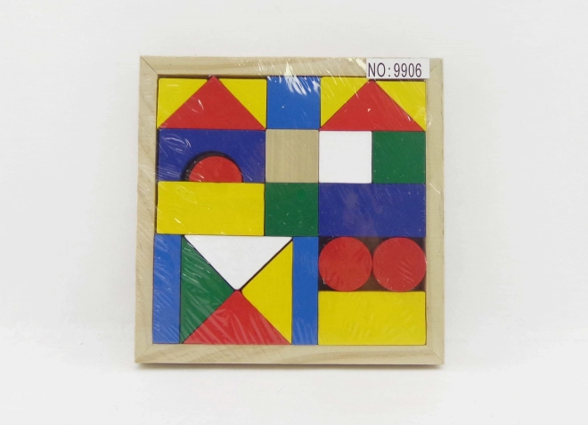 Houten blokken – set van 24 stuks (14,5 × 14,5 cm)