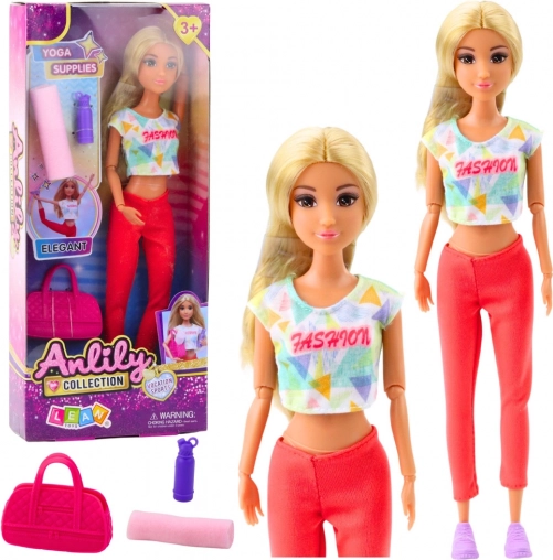 Anlily pop met yoga-accessoires