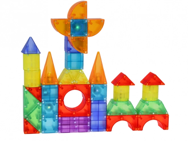 3D magnetische blokken Verlichte magnetische blokken 64 stuks ZA5240