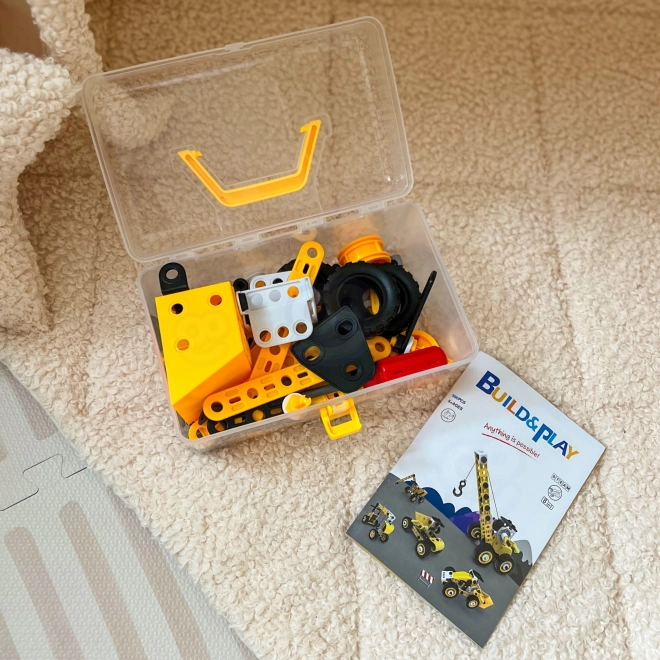 Woopie Bouwvoertuigen 8v1 Constructieset Blokjes