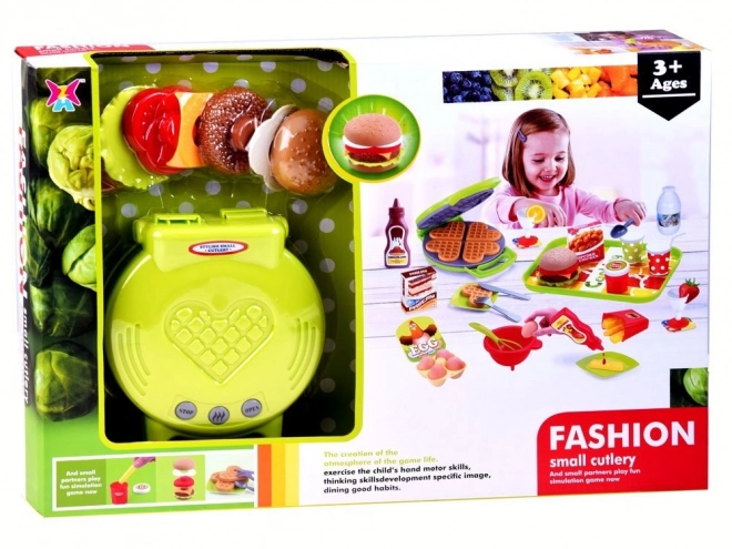 Kinderkeuken set met wafels en accessoires