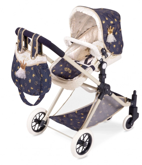 DeCuevas 80732 Poppenwagen 3 in 1 XL met Tas Classic Gold 2020 - 81 cm