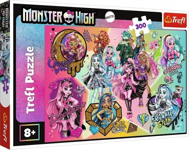 Puzzel 300 stukjes – zombies heersen over Monster High