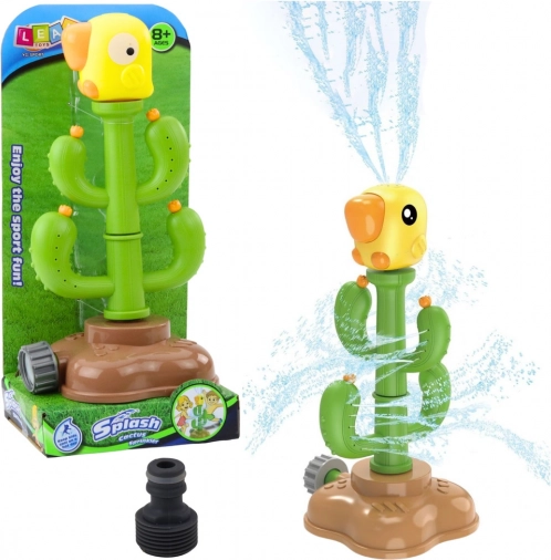 Waterspeelgoed cactus met papegaai 360° roterend groen