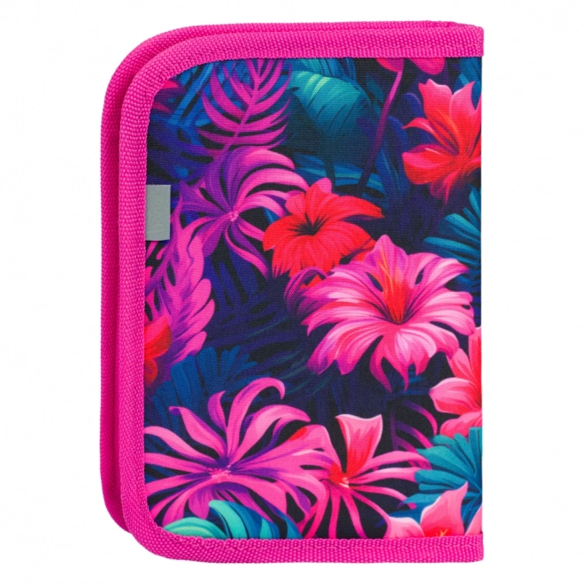 BAAGL School etui met één compartiment Flamingo's