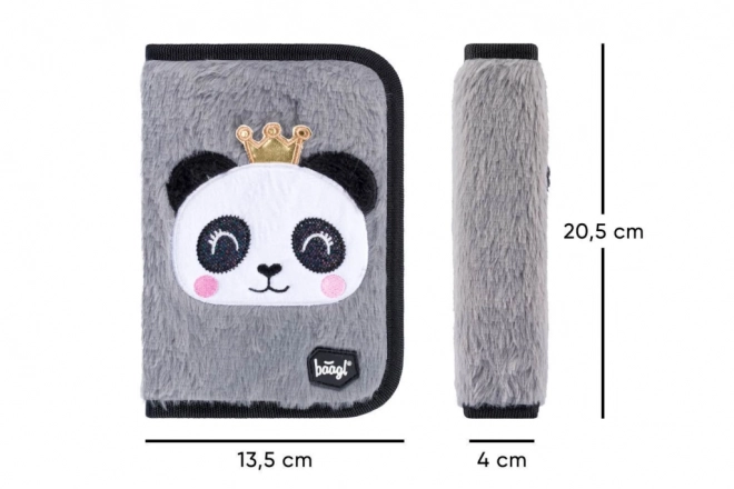 BAAGL SET 3 Zippy Panda: rugzak, etui, zak