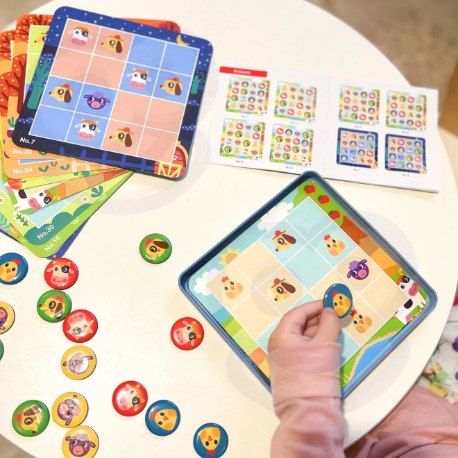Kindersudoku boerderij door Tooky Toy