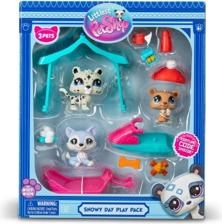 Speelset Littlest Pet Shop Sneeuwdag