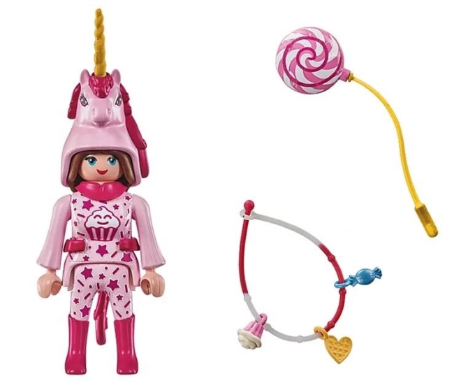 Set met figuur Special Plus Zoete Eenhoorn