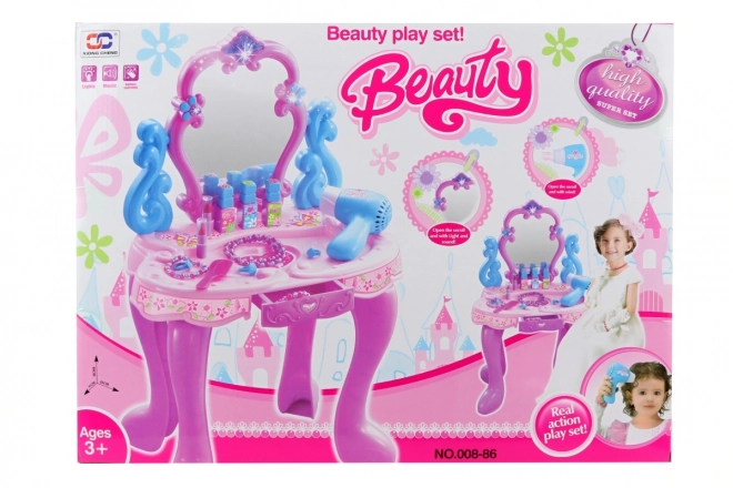 Kinder Kaptafel met Spiegel en Accessoires