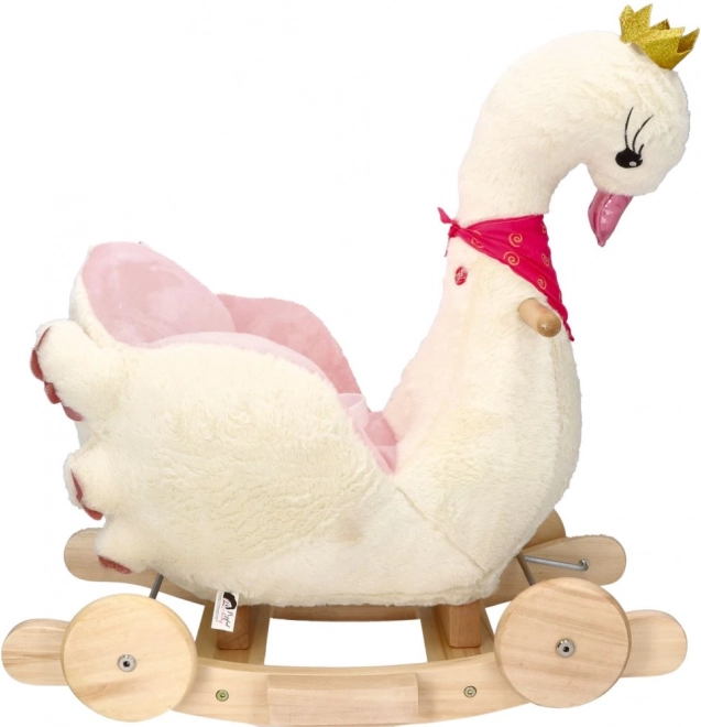 Schommelstoel Swan Queen met wielen