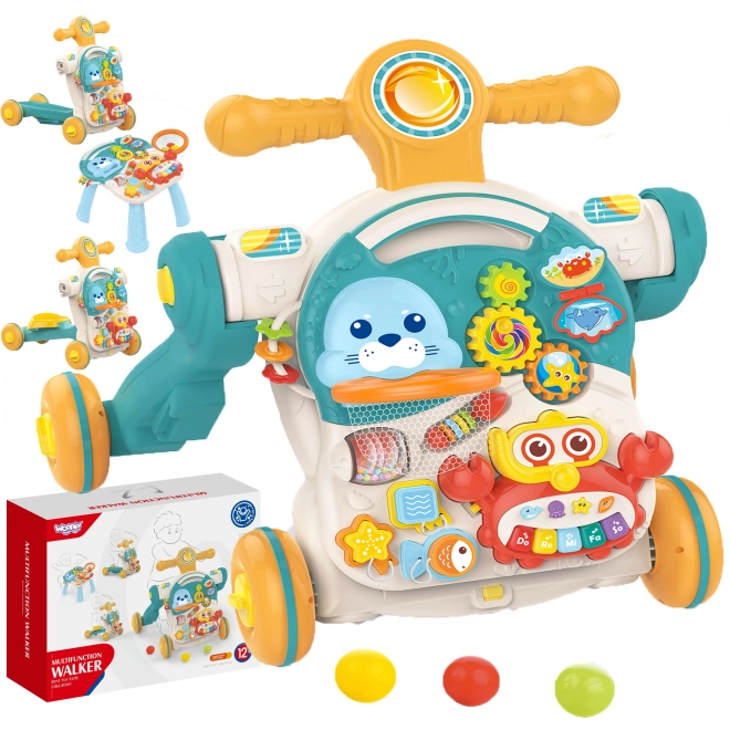 Woopie multifunctionele loopwagen 4in1