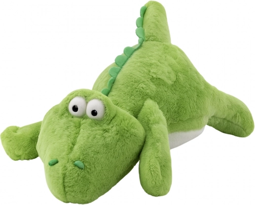 Pluchen krokodil lichtgroen 42 cm