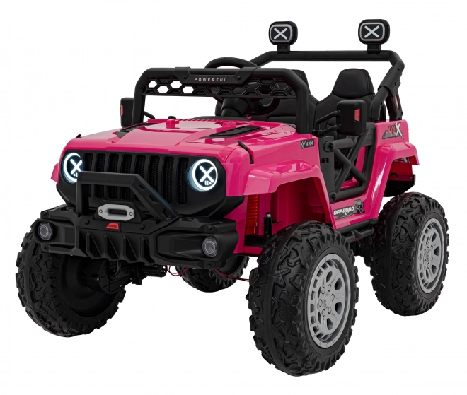 Off Road roze elektrische kinderauto