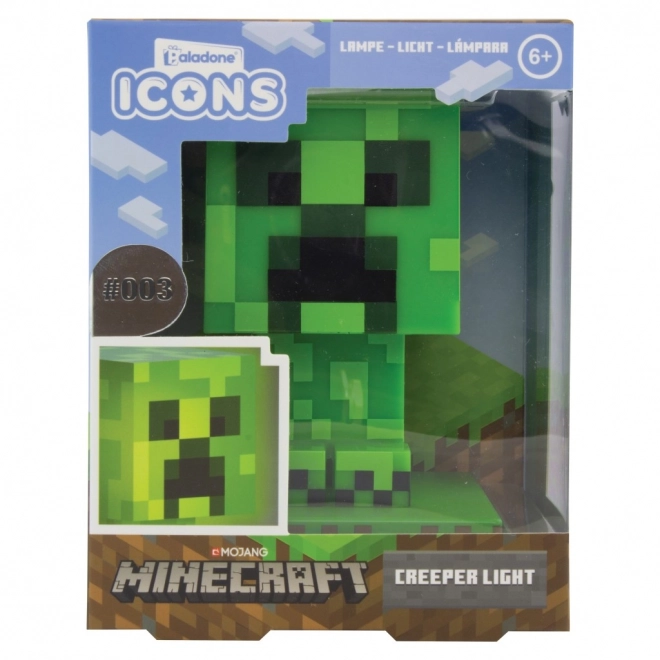 Lichtgevende Minecraft-icoon - Creeper