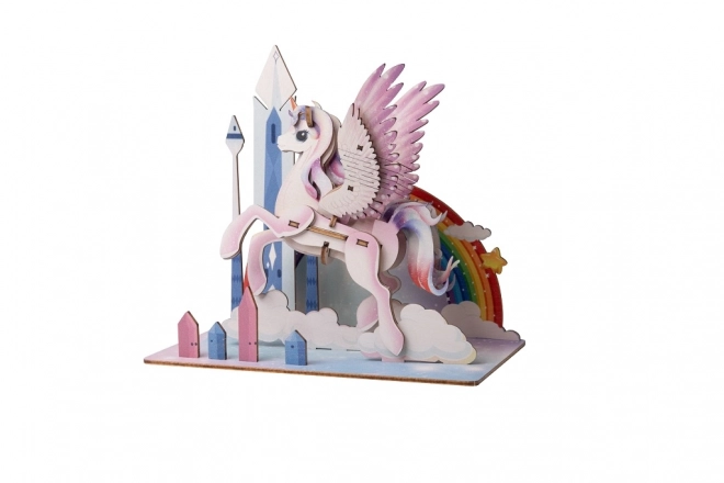 3D houten puzzel Eenhoorn