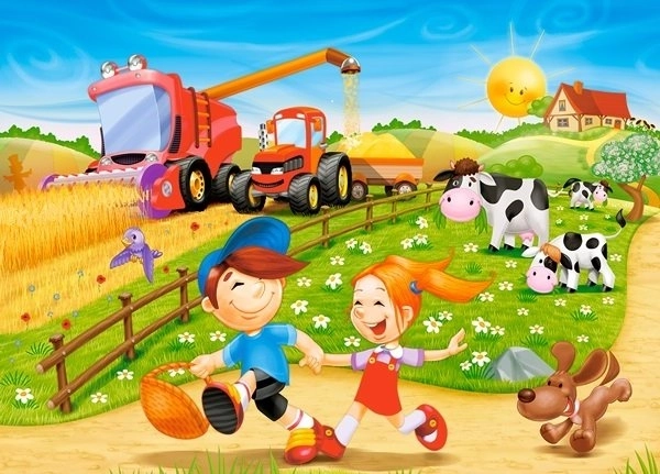 Puzzel 60 stukjes Zomer op het platteland