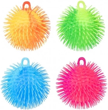 Antistress plakkerige bal harig siliconen 15 cm